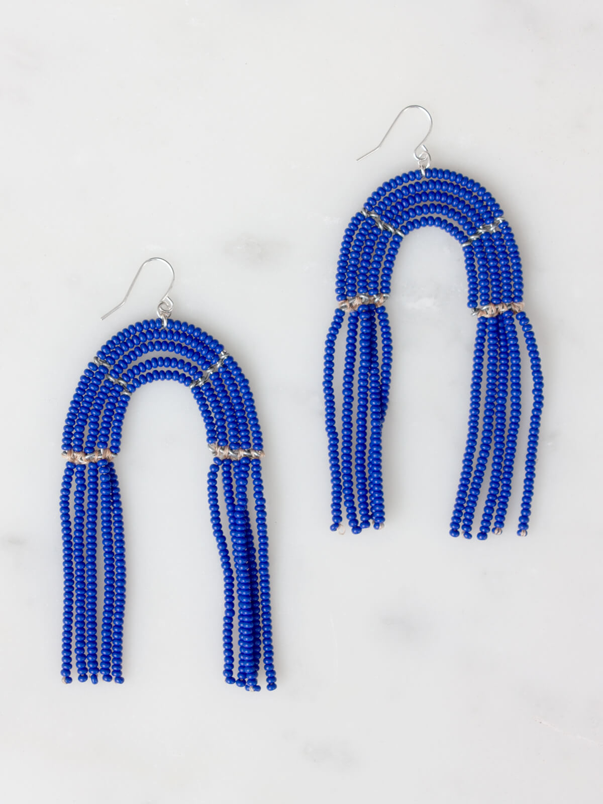 Kalama Earrings for Women - Elegant Boho Dangle Earrings with Beaded Tassels, Gold Plated Jewelry for Casual & Party Wear | Perfect Gift for Her, Birthday, Anniversary, Christmas