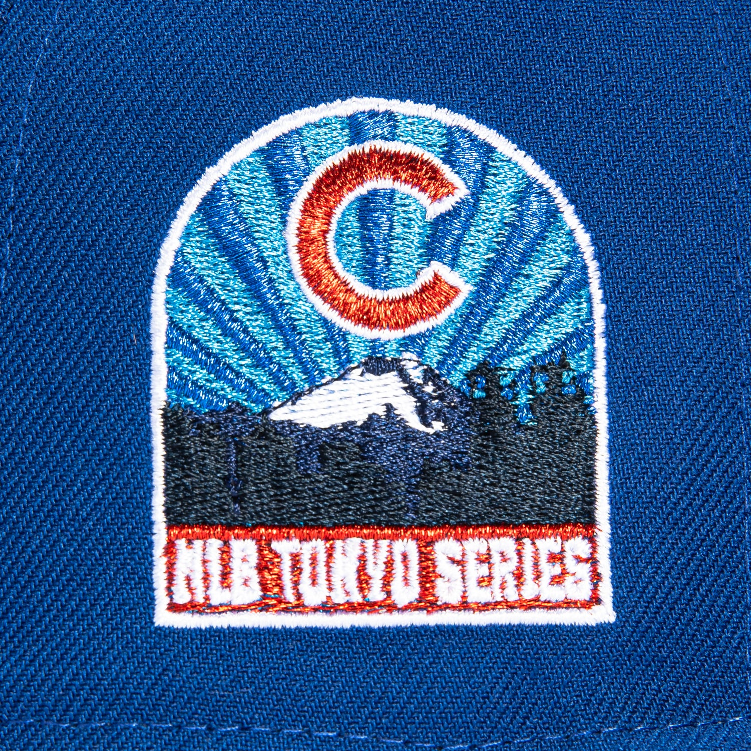 New Era 59Fifty Chicago Cubs 2025 MLB Tokyo Series Patch Hat - Royal Blue Baseball Cap for Men & Women | Official Licensed MLB Merchandise | Perfect for Baseball Games, Fan Collections & Streetwear Fashion