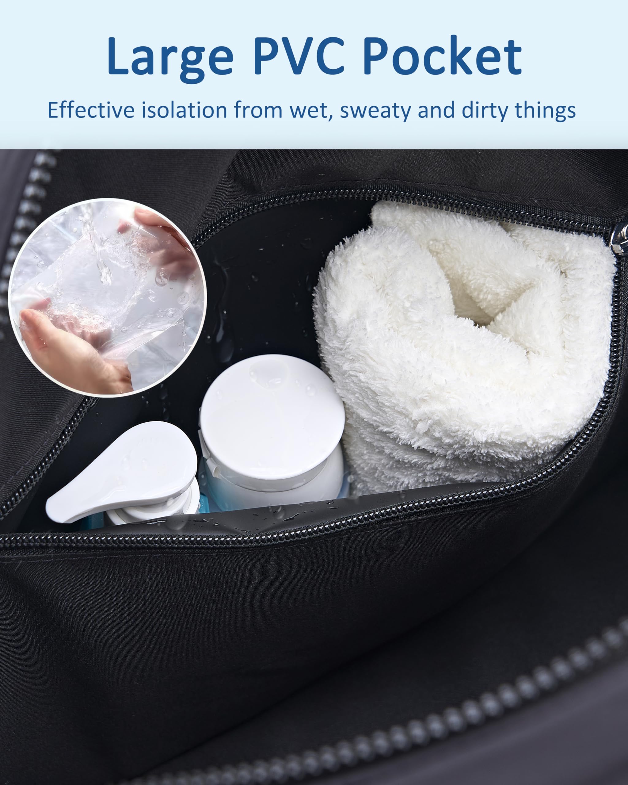 Puffer Duffle Bag for Women - Lightweight Weekender Travel Bag with Laptop Compartment & Wet Pocket, Perfect for Gym, Hospital Delivery & Airplane Carry-On | Great for Workouts, Maternity Trips & Weekend Getaways