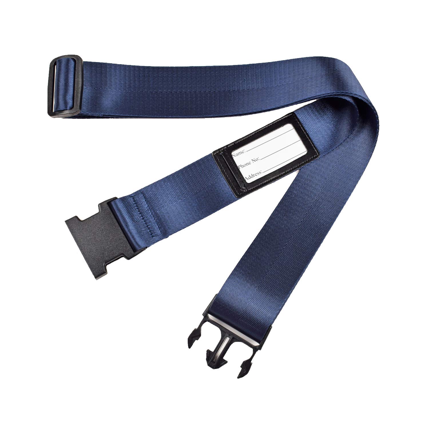 IME Adjustable Luggage Straps for Suitcases - Heavy Duty Travel Bag Straps with Secure Buckle Closure - Perfect for Airplane Checked Bags & Carry-Ons