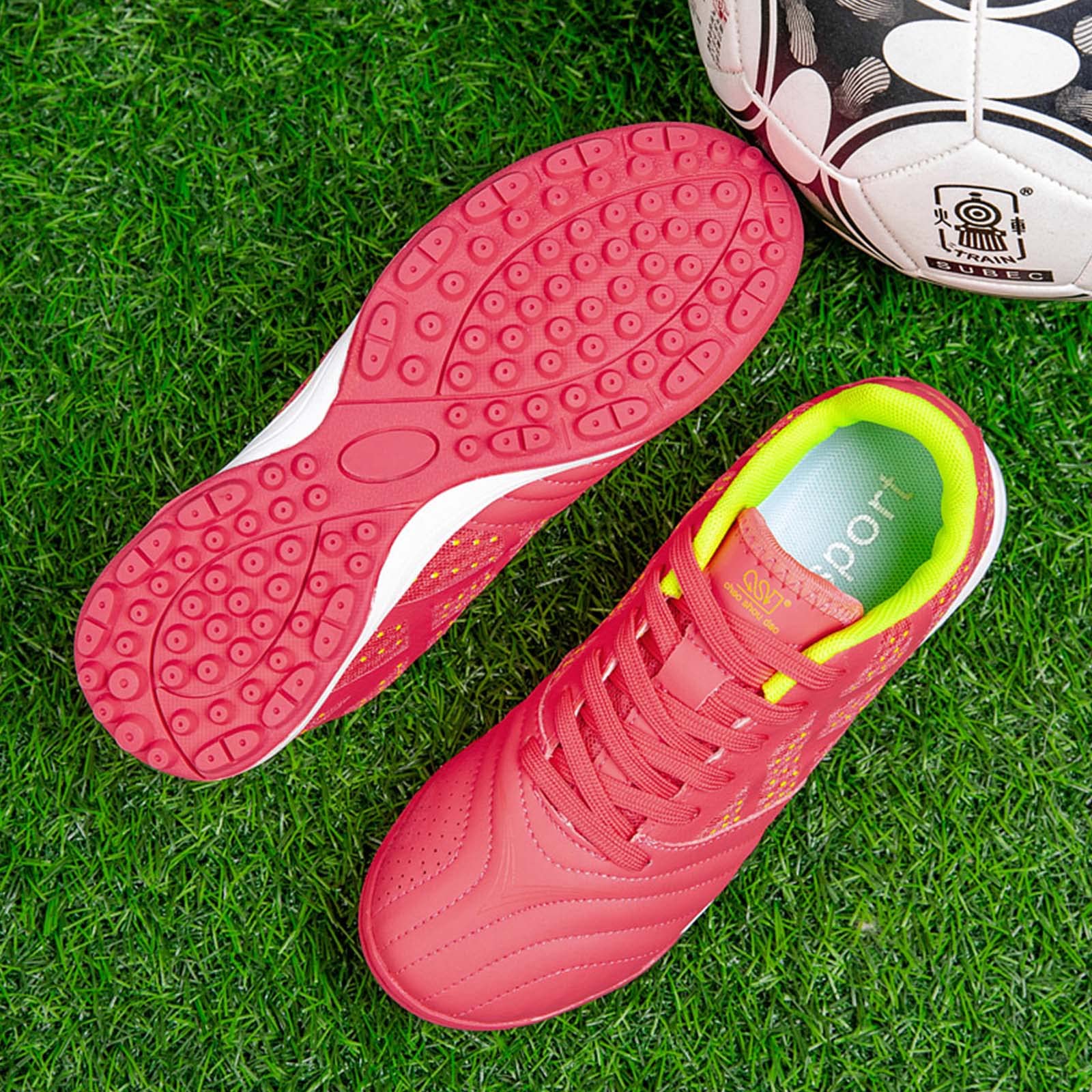 **Eliogn Men's & Youth Soccer Cleats - Boys & Girls Turf Football Shoes for Athletic Training & Games - Perfect for Field Play & Practice**