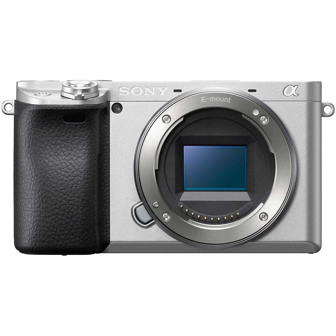 Sony Alpha A6400 Mirrorless Digital Camera Body Only - Wi-Fi & NFC, Silver (Renewed) | Perfect for Vlogging, Travel Photography & Content Creation