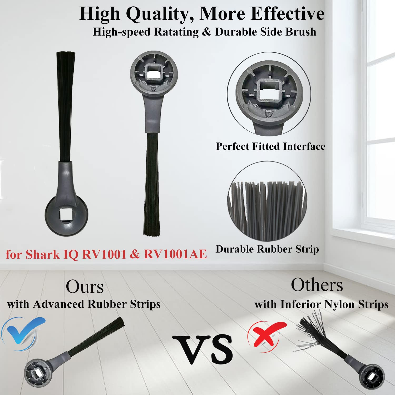 Shark IQ RV1001AE RV1000S RV1001AEC Replacement Parts & Accessory Kit - Compatible with Shark Robot Vacuum Cleaner - Perfect for Home Cleaning & Maintenance