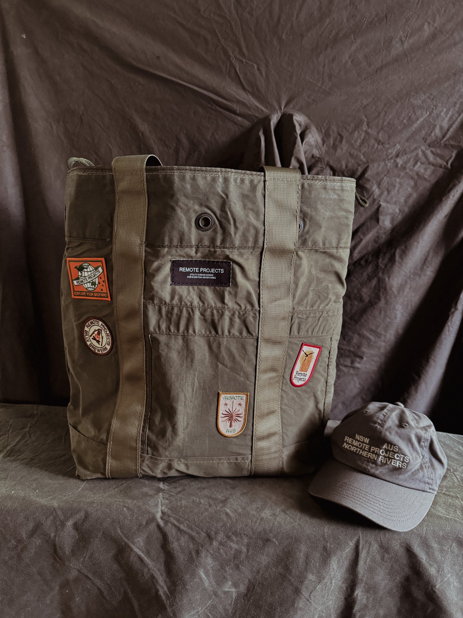 Military Tent Tote Bag - Durable Waterproof Storage for Camping, Hiking & Outdoor Gear - Perfect for Camping Trips, Emergency Kits & Military Use