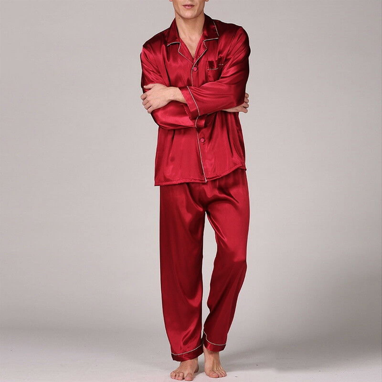 Men's Hawaiian Pajama Set - Comfortable Sleepwear & Loungewear for Beach Vacations