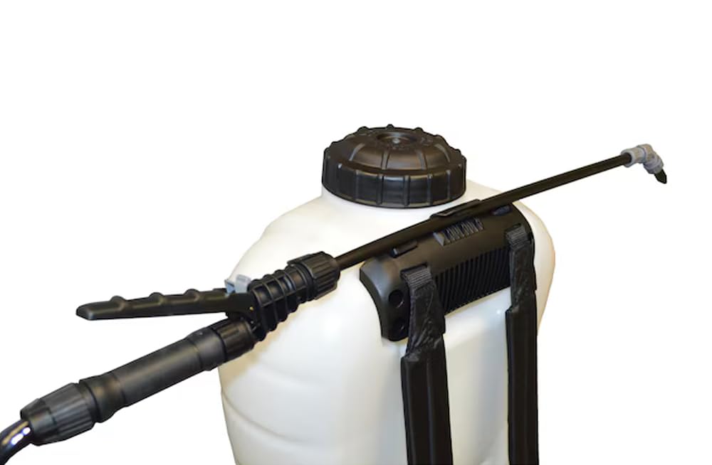 Roundup 190314 4 Gallon Backpack Sprayer for Fertilizers, Herbicides, Weed Killers & Insecticides - White | Ideal for Lawn Care, Gardening & Agricultural Use