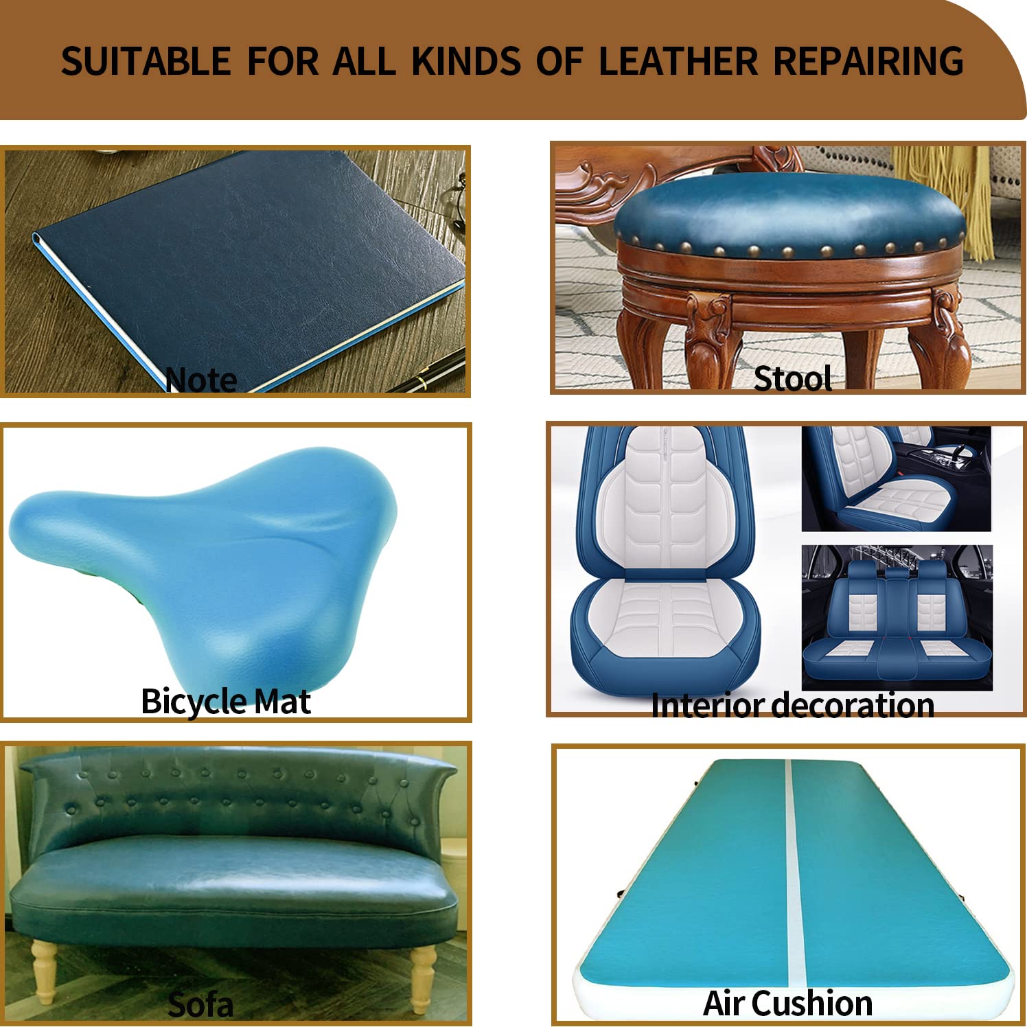 Self-Adhesive Leather Repair Tape for Furniture - 17.7 x 78.8 Inches Durable Vinyl Repair Kit - Navy Blue Sofa, Car Seat & Bag Patch - Perfect for Fixing Tears on Couches, Armchairs & Leather Accessories