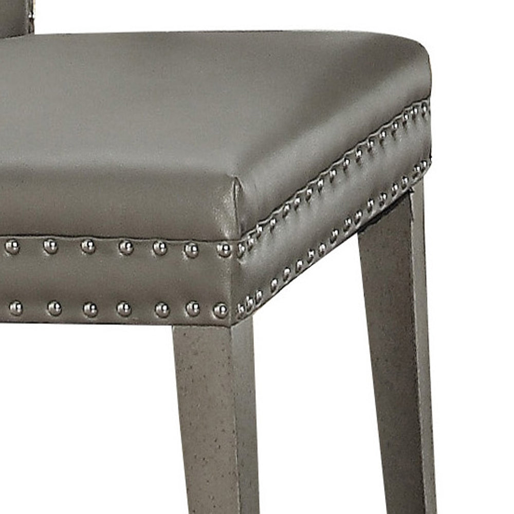 Elegant Champagne Tufted Side Chairs Set of 2 - Upholstered Dining Accent Chairs for Living Room, Bedroom & Office Decor