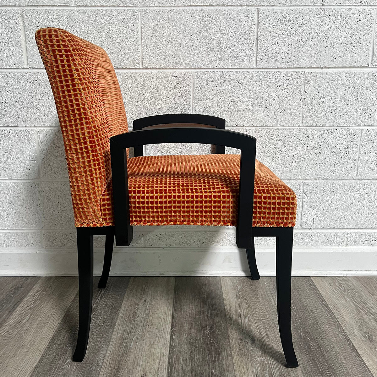 Set of 6 Modern Dining Chairs - Sturdy Wooden Kitchen Chairs with Padded Seats - Perfect for Dining Room, Kitchen, and Restaurant Use
