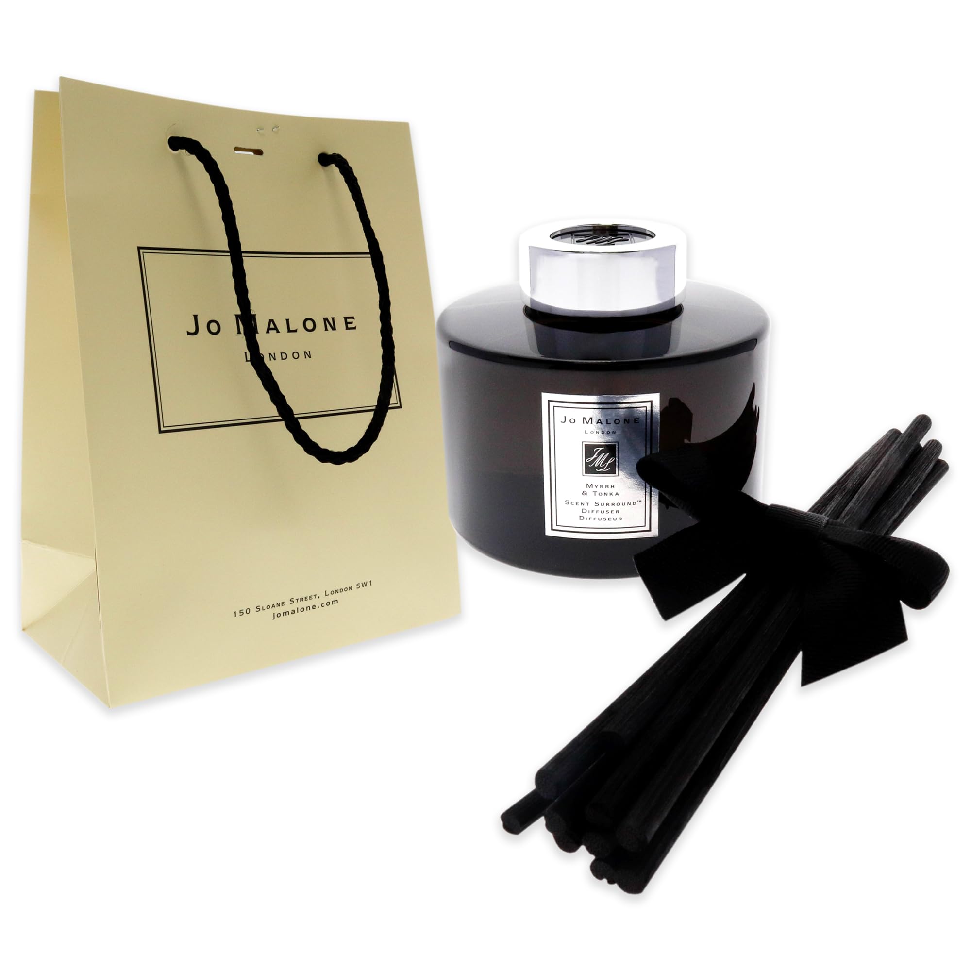 Jo Malone London Myrrh & Tonka Luxury Home Fragrance Diffuser - Premium Scented Oil Reed Diffuser for Living Room, Bedroom & Office Decor