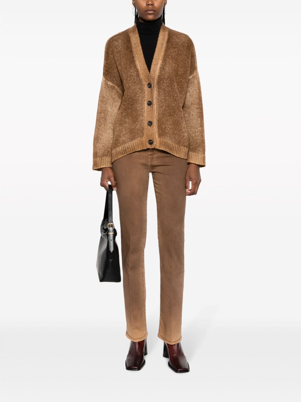 Avant Toi Women's Camel Sweater - Soft & Cozy Knit Pullover for Fall & Winter | Perfect for Casual Outfits, Office Wear & Holiday Gatherings