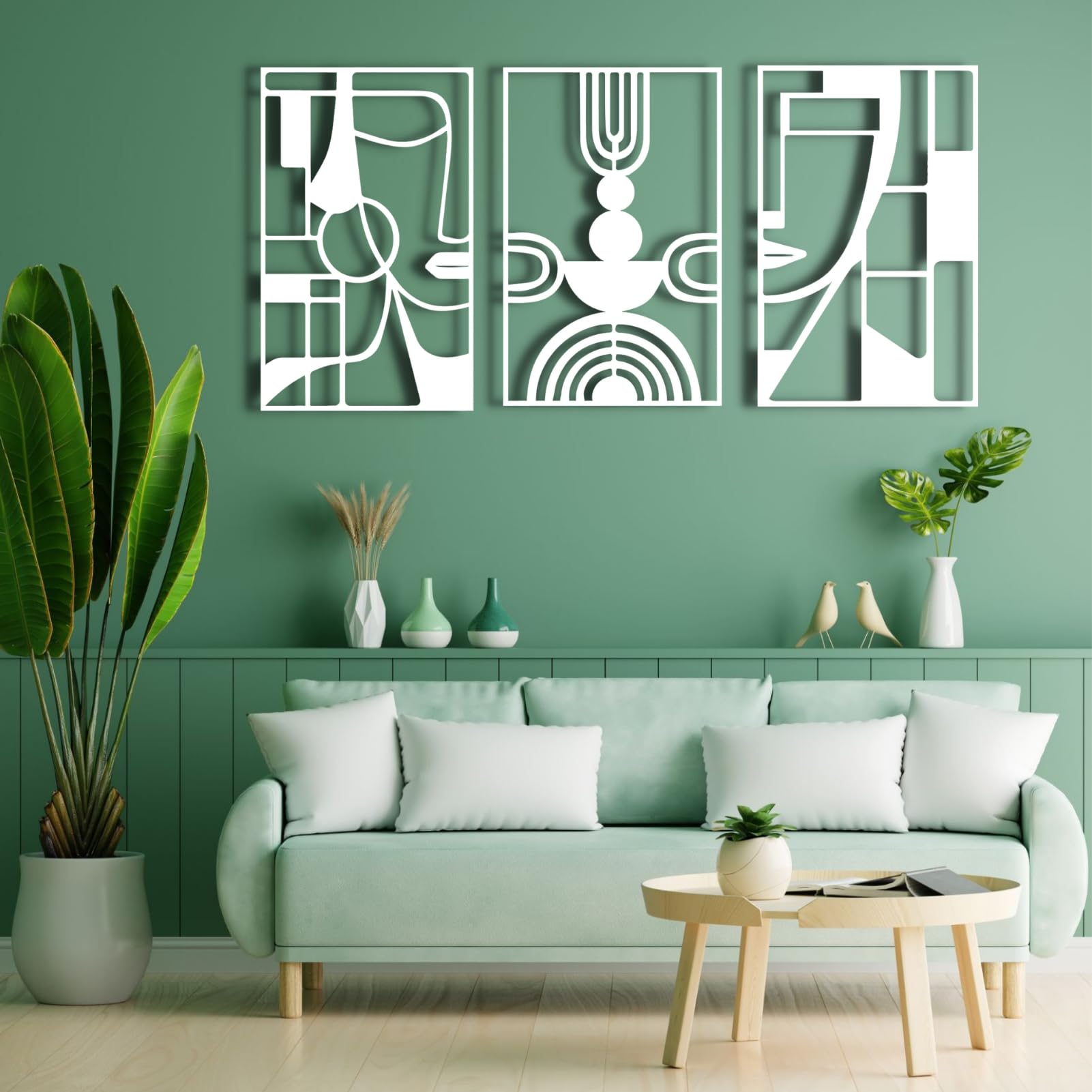 ICEWQOQU Modern Metal Wall Art - 66