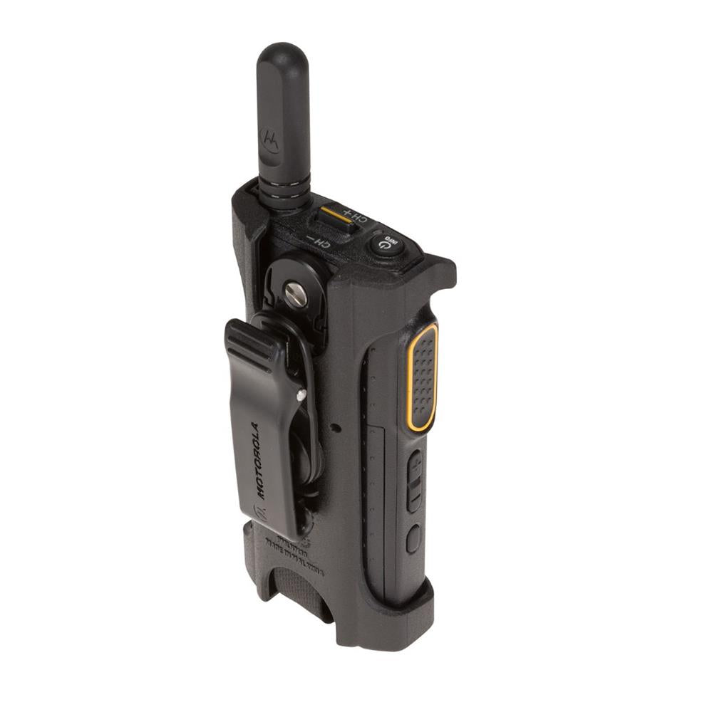 Motorola PMLN7128 Heavy Duty Belt Clip for SL300 & TLK100 Two-Way Radios - Secure & Durable Radio Accessory for Construction, Security & Outdoor Activities