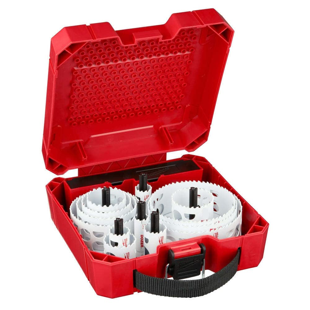 Milwaukee Hole Dozer 21-Piece Durable Hole Saw Kit (49-22-4171) - General Purpose Cutting for Wood, Metal & Plastic - Perfect for Construction, Plumbing & DIY Projects