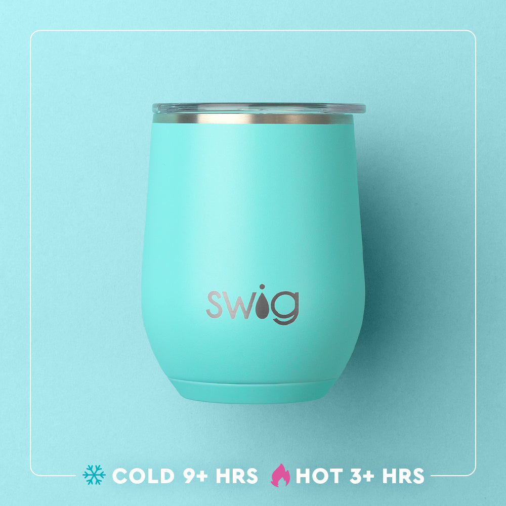 Chicks Dig It Stemless Wine Glass 12oz - Perfect for Parties, Gifts & Relaxing at Home
