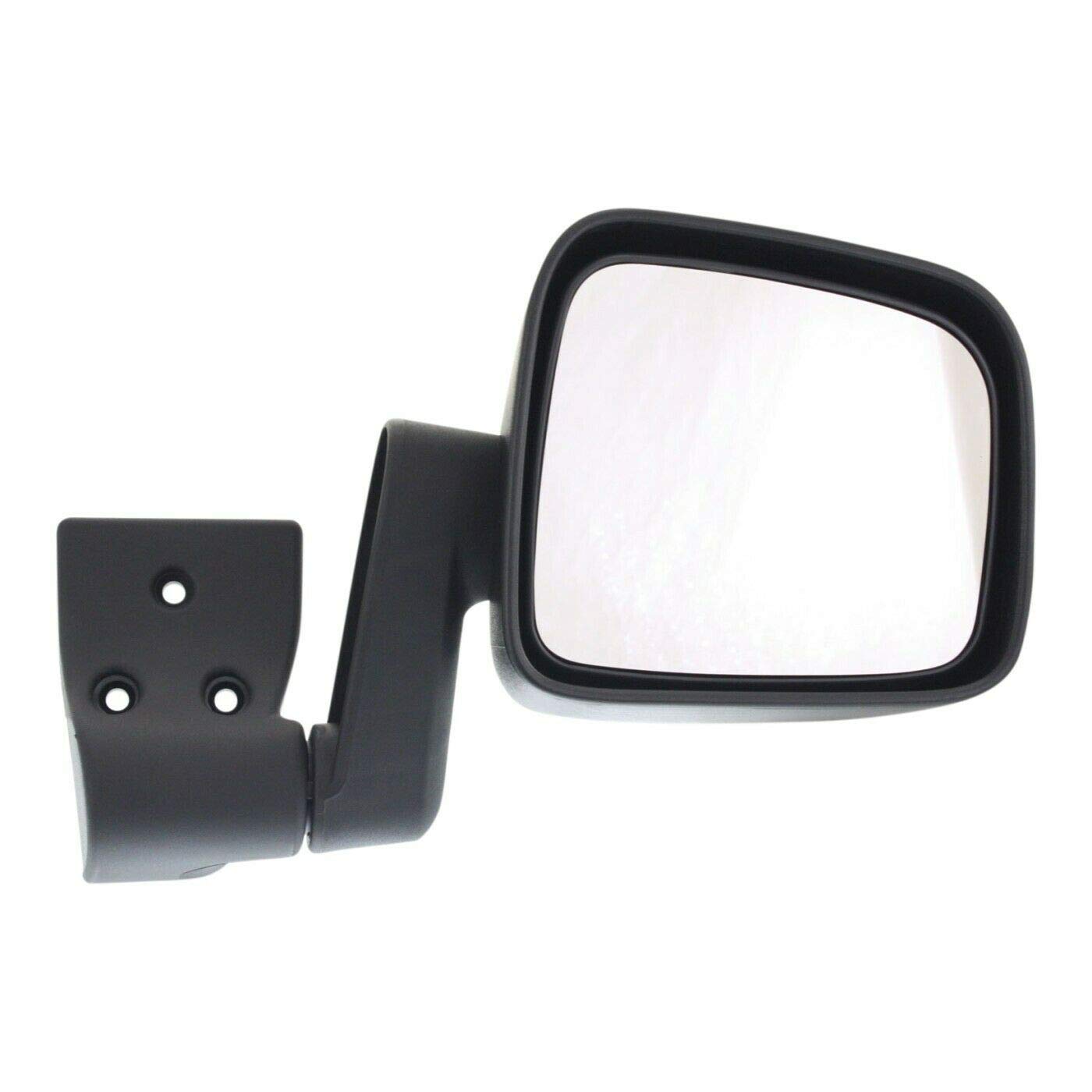 Driver Side View Mirror Replacement - Left Side Manual Folding Textured Black Mirror for Cars, Trucks & SUVs - Perfect for Parking Assistance and Blind Spot Visibility
