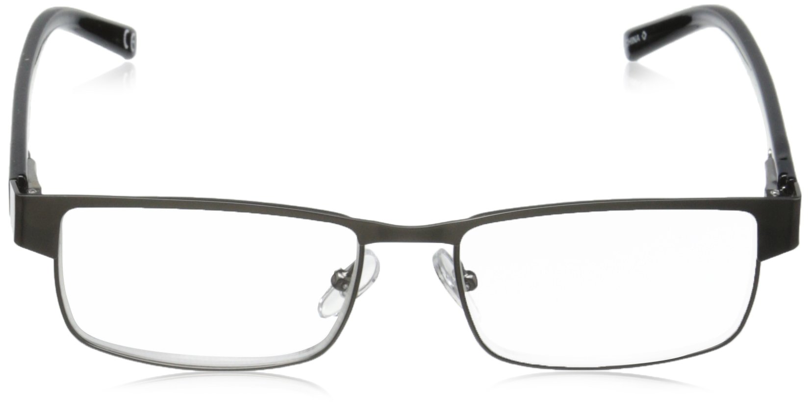 Foster Grant Men's Lorenzo Square Reading Glasses +1.50 to +4.00 Strength – Classic Rectangular Frame for Reading, Computer & Office Use