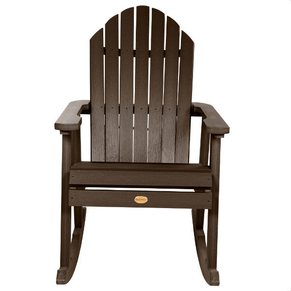 Hamilton Rocking Chair - Comfortable Wooden Rocking Chair for Living Room, Nursery & Porch - Classic Design with Padded Seat & Backrest - Perfect for Relaxing, Nursing & Reading