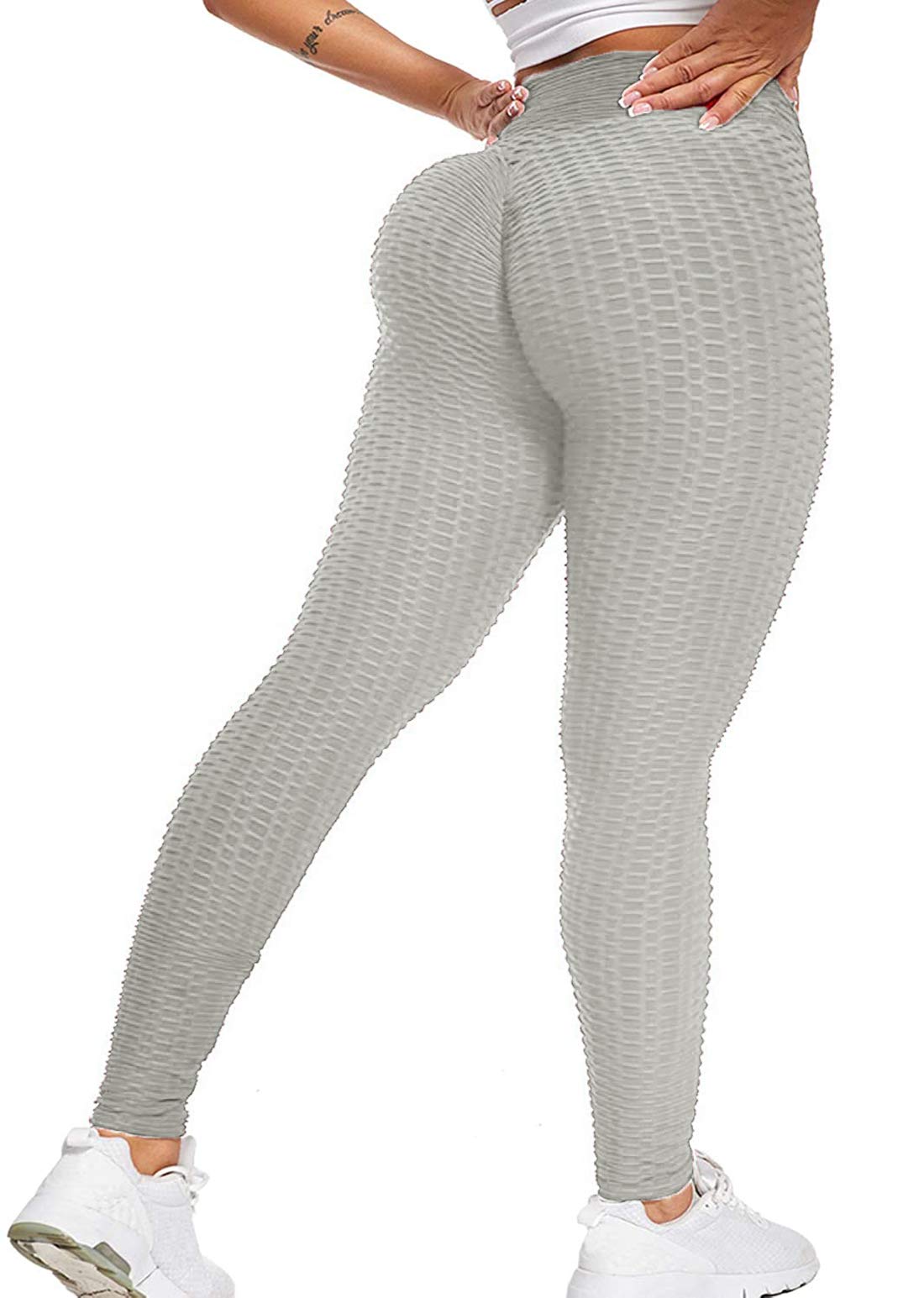 WANGRENL Women's High Waist Butt Lifting Scrunch Leggings - Seamless Workout Yoga Pants for Gym, Running & Everyday Wear