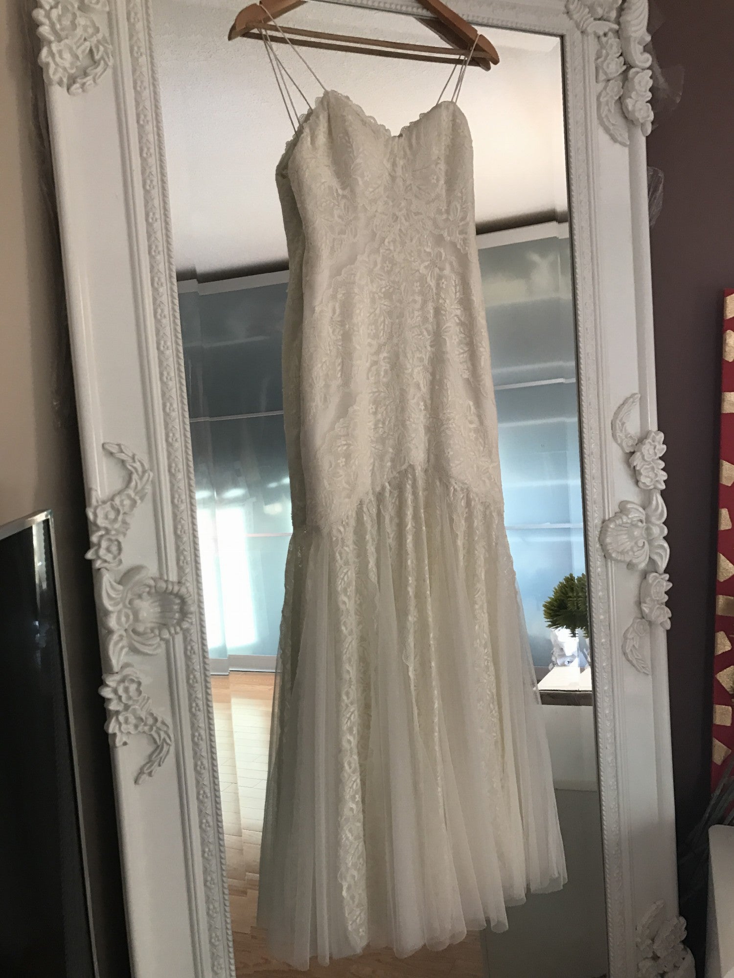 BHLDN Watters Love Marley Wren Gown - Elegant Lace Wedding Dress for Brides, Perfect for Beach, Garden & Romantic Ceremonies