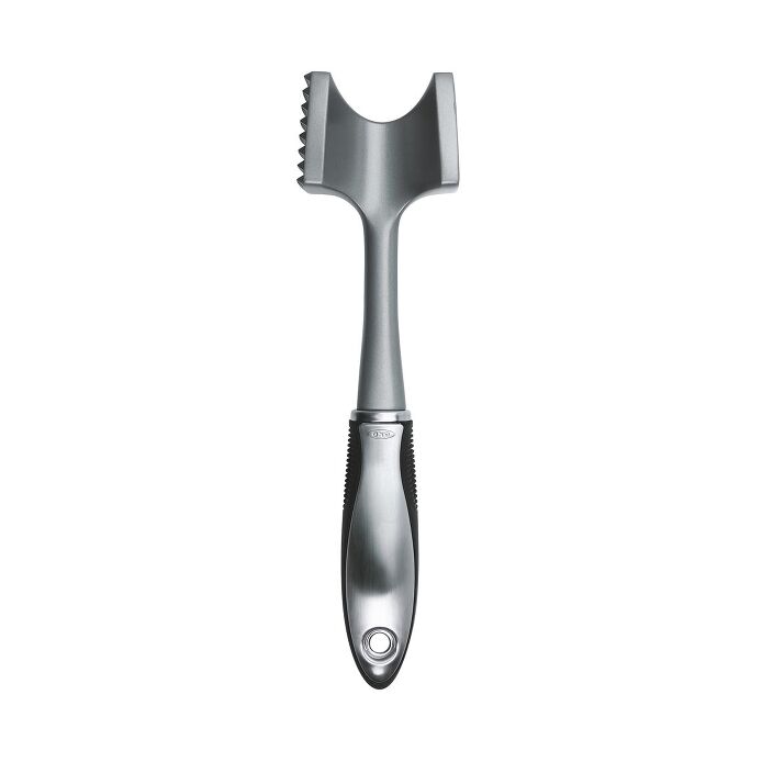 OXO Steel Meat Tenderizer - Heavy Duty Kitchen Mallet for Steak, Chicken & Pork - Perfect for Grilling, BBQ & Home Cooking