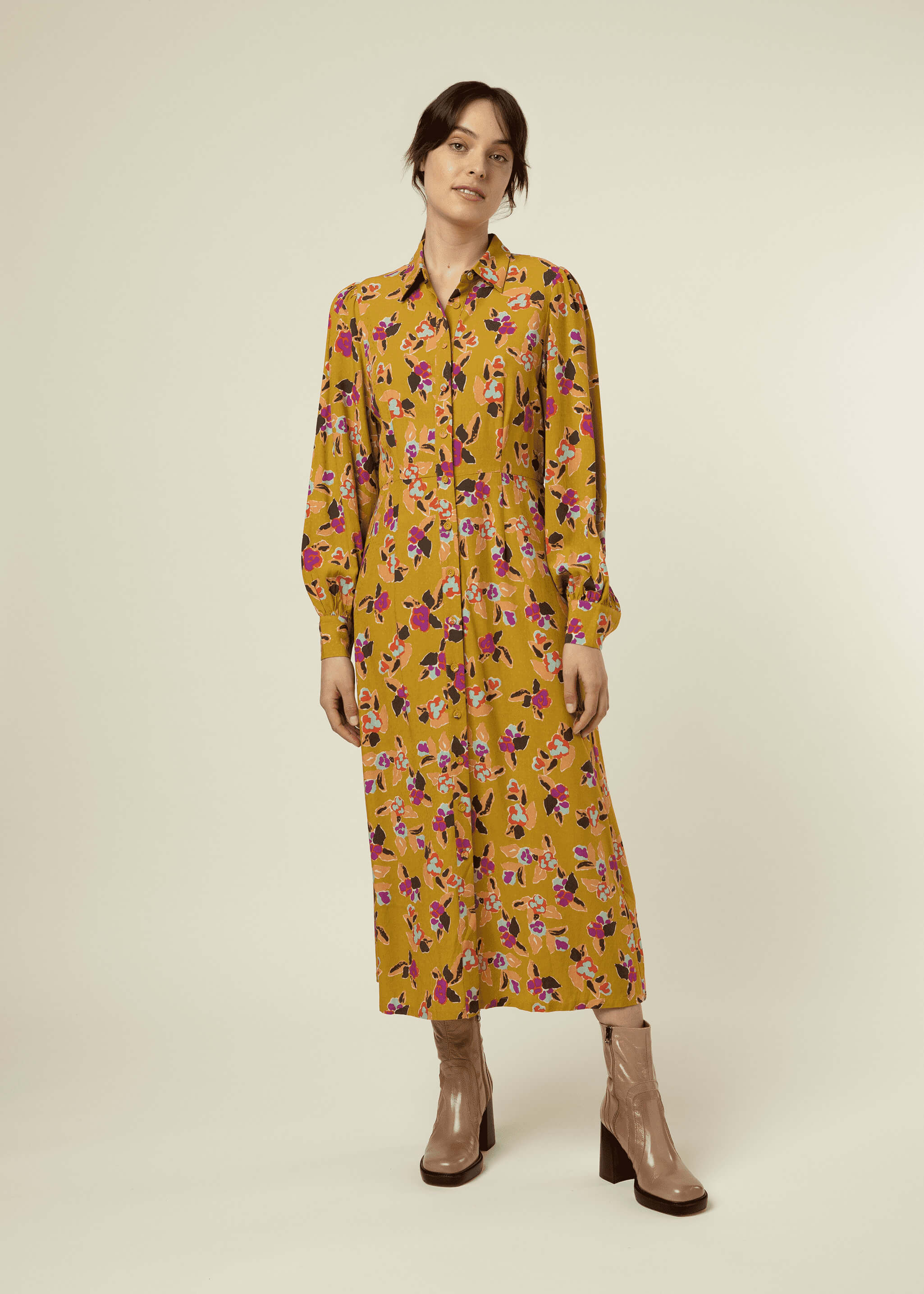 Kamela Women's Stylish Shirt Dress - Casual & Office Wear - Perfect for Spring & Summer Outfits