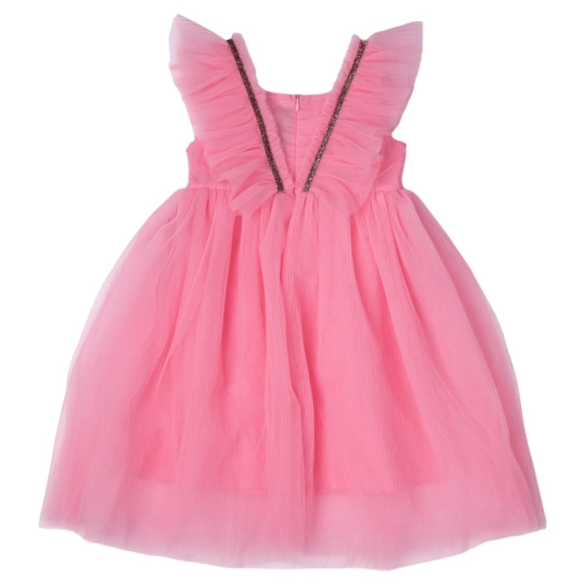 Butterfly Tulle Dress for Women - Elegant Floral Embroidered Party Gown for Weddings, Prom, Evening Events