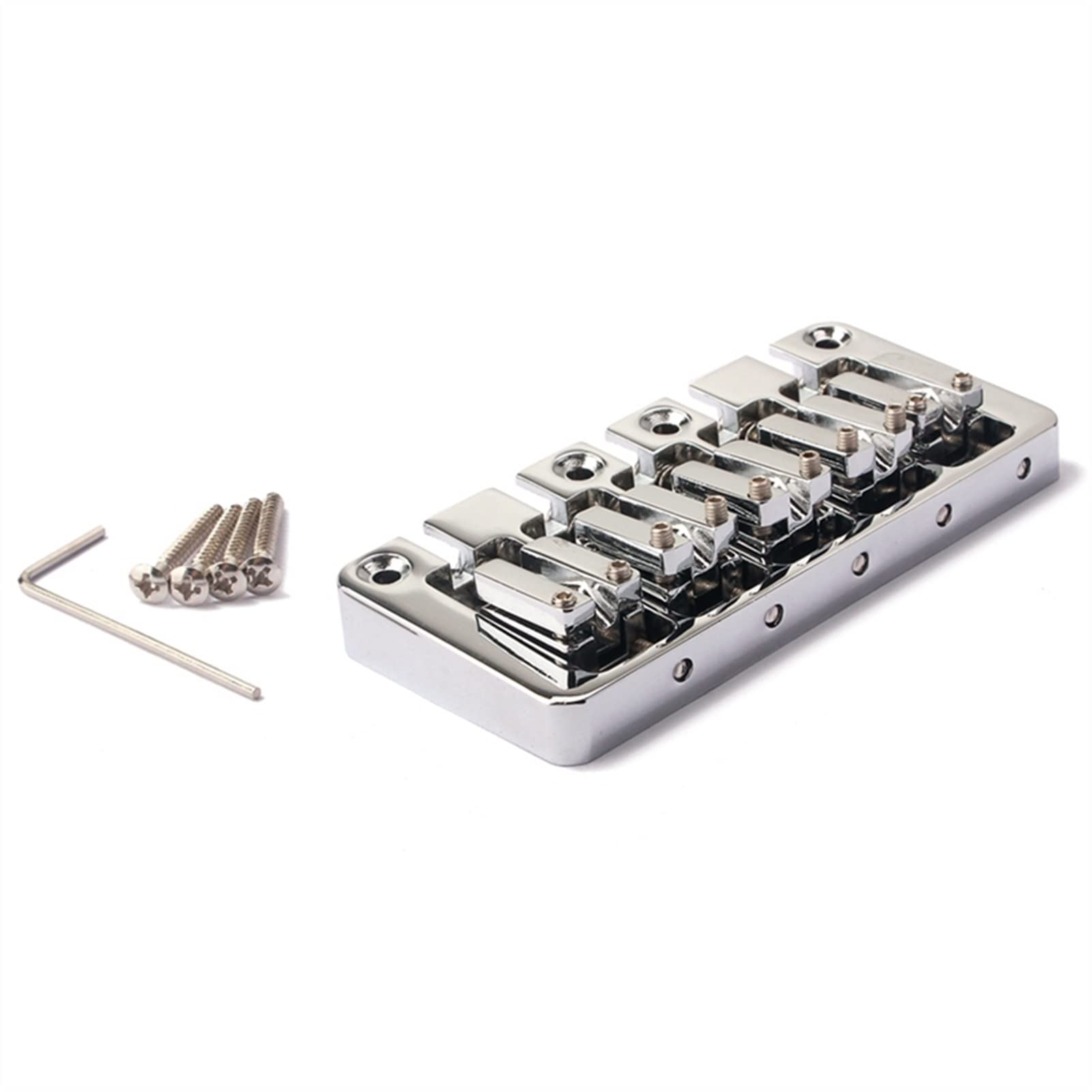 5-String Bass Guitar Bridge Replacement - High-Quality Musical Instrument Accessory for Jazz, Rock & Metal Performances | Perfect for DIY Guitar Repair & Upgrades