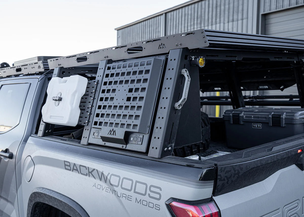 2022+ Toyota Tundra Aluminum Bed Rack Storage Box | Heavy Duty Truck Organizer for Backwoods Adventure & Off-Road Camping Gear | Perfect for Overlanding, Hunting & Outdoor Equipment Storage