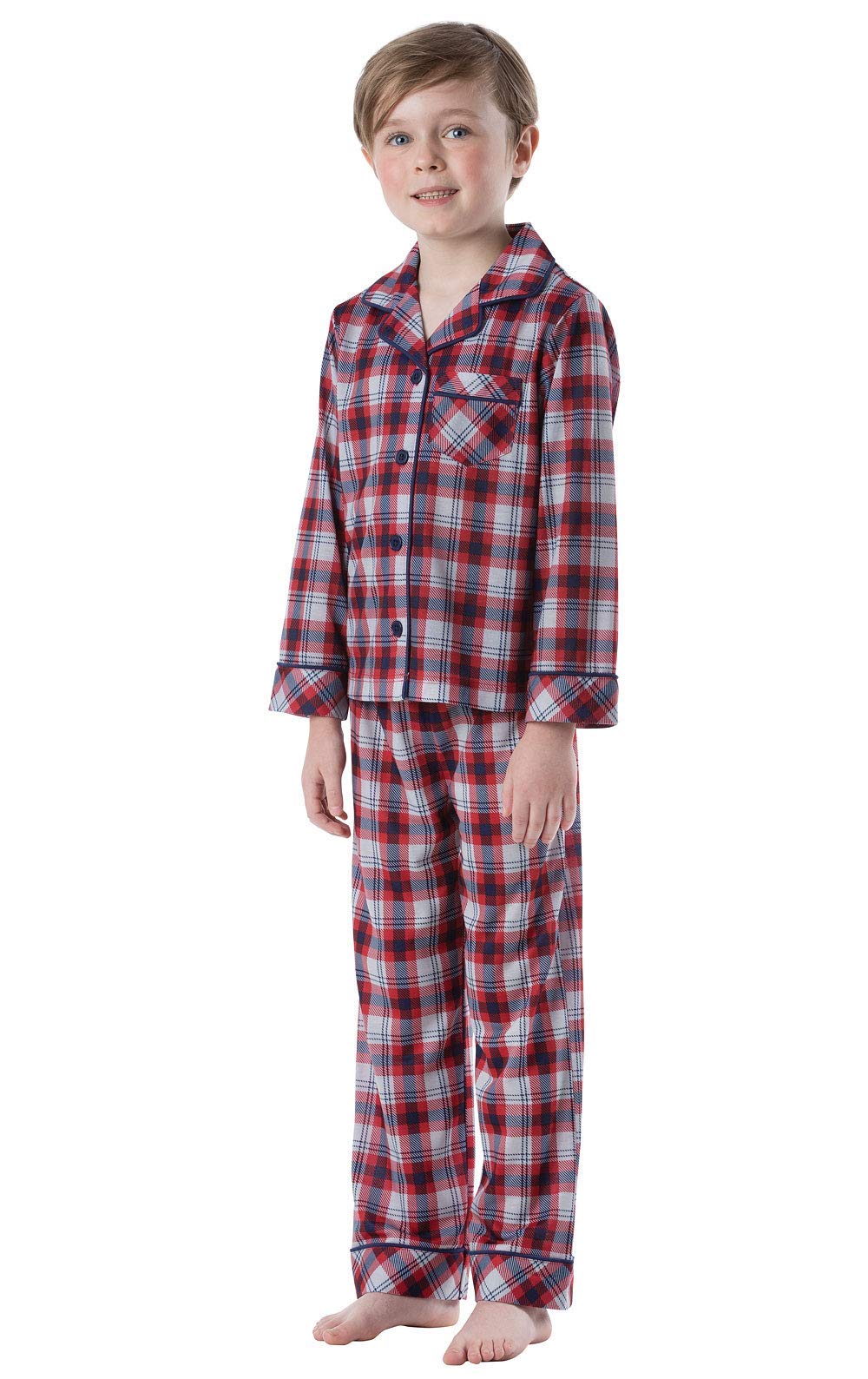 Kids Button Down Pajamas for Boys & Girls | Soft Cotton Sleepwear Sets | Perfect for Bedtime, Lounging & Family Movie Nights
