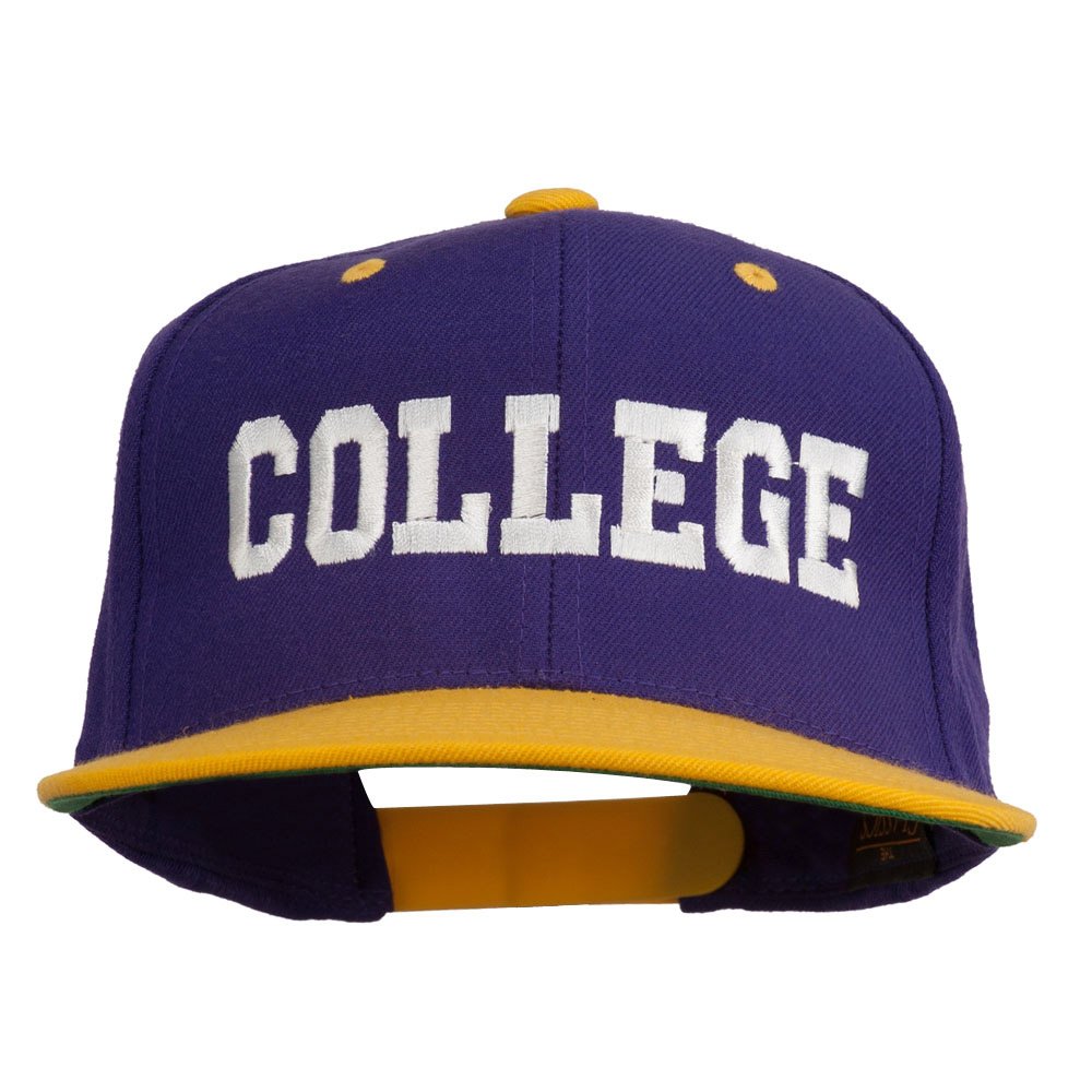 Custom Embroidered Snapback Hats for College - Personalized Logo & Team Spirit - Perfect for Sports, Gameday & Campus Life | e4Hats.com