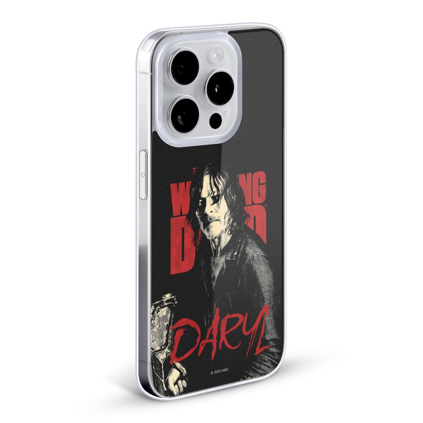 Official AMC The Walking Dead Daryl Dixon Season 10 Character iPhone X/Xs Soft Gel Case - Premium Licensed Phone Cover for Walking Dead Fans, Perfect for Halloween Cosplay & Comic-Con Events