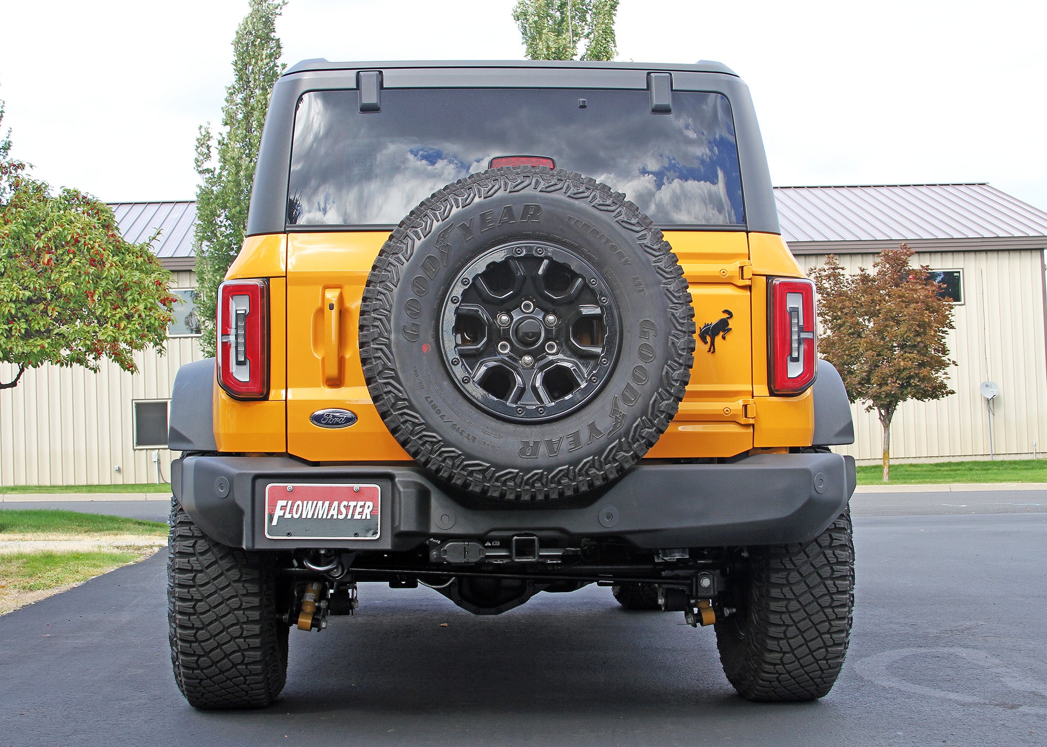Flowmaster American Thunder Axle Back Exhaust System for 2021-2023 Ford Bronco - Deep Performance Sound & Easy Installation - Perfect for Off-Roading & Daily Driving