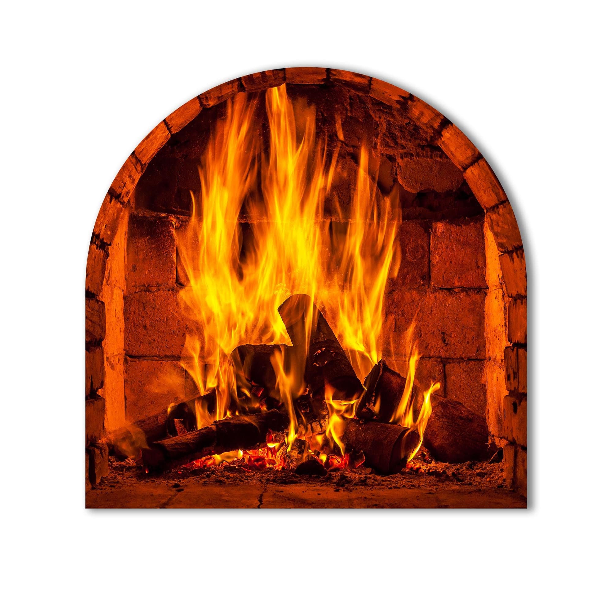 Fireplace Glass Splashback - Heat Resistant & Stylish Backsplash Panel for Modern Homes - Perfect for Kitchens, Living Rooms & Fireplace Surrounds