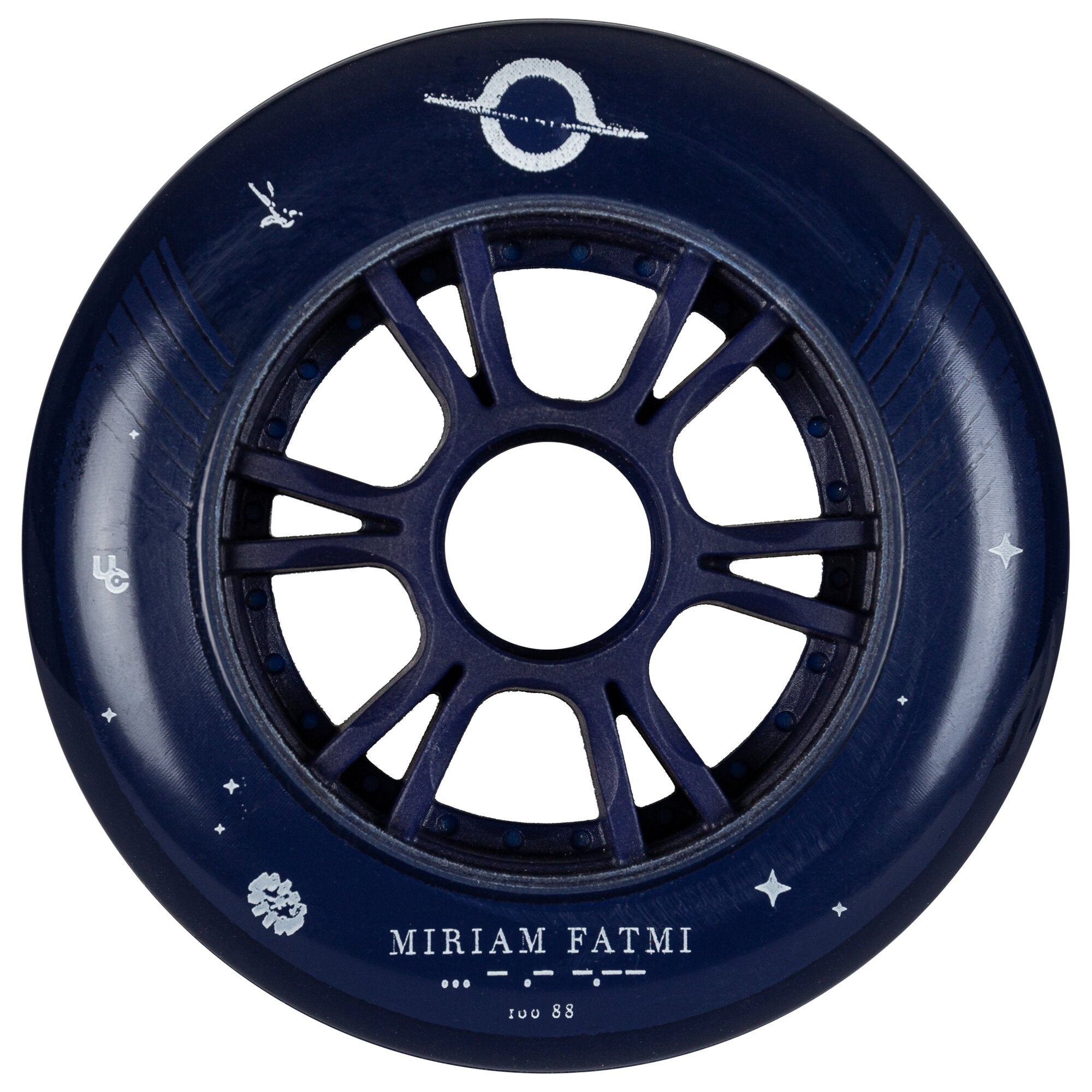 Miriam Fatmi Movie 100/88A Skateboard Wheels - 6 Pack for Smooth Riding & Tricks - Perfect for Street Skating, Park Riding & Cruising
