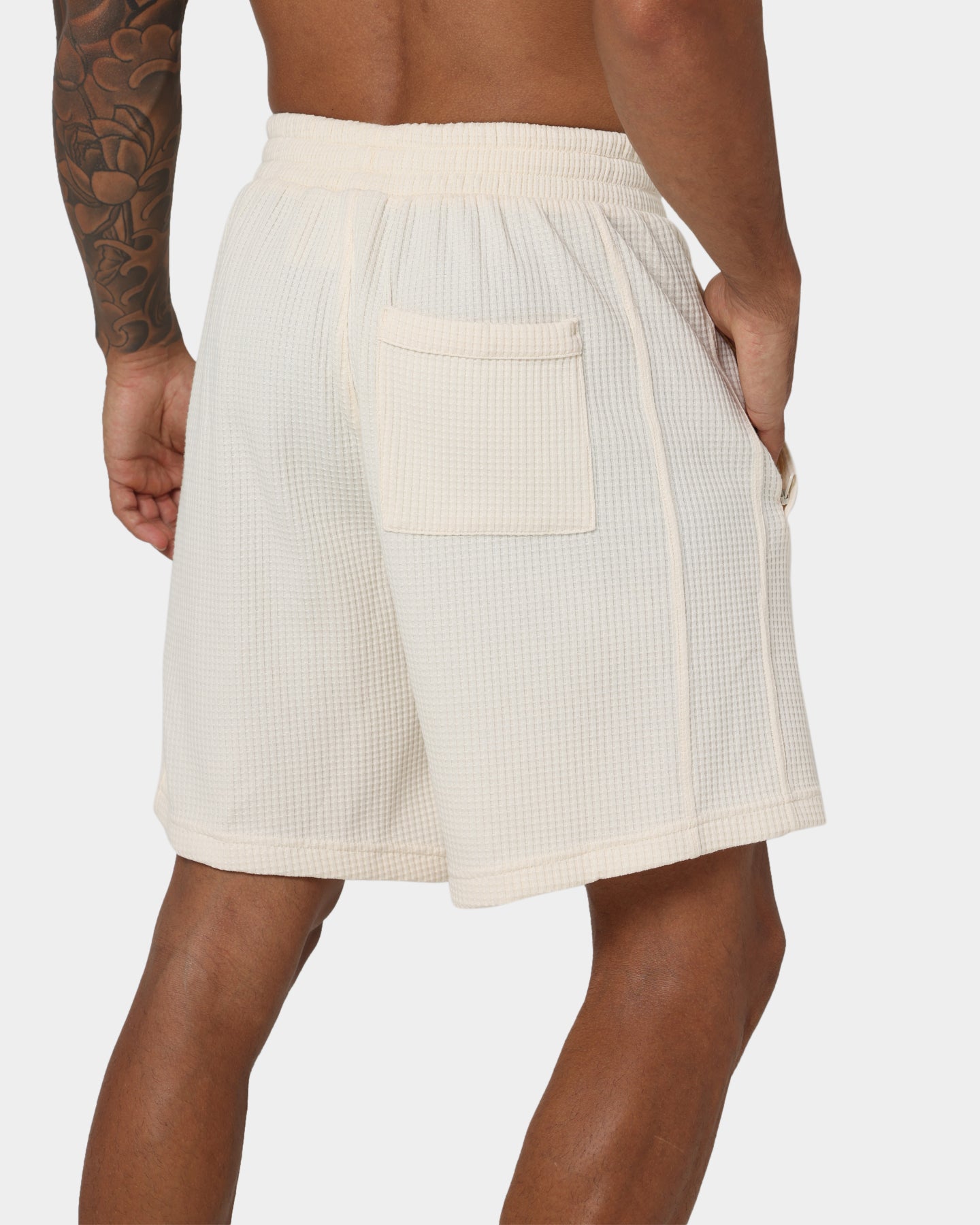 Adidas Waffle Running Shorts for Men - Wonder White - Lightweight Athletic Shorts for Running, Gym & Workout - Comfortable Training Shorts with Quick-Dry Fabric
