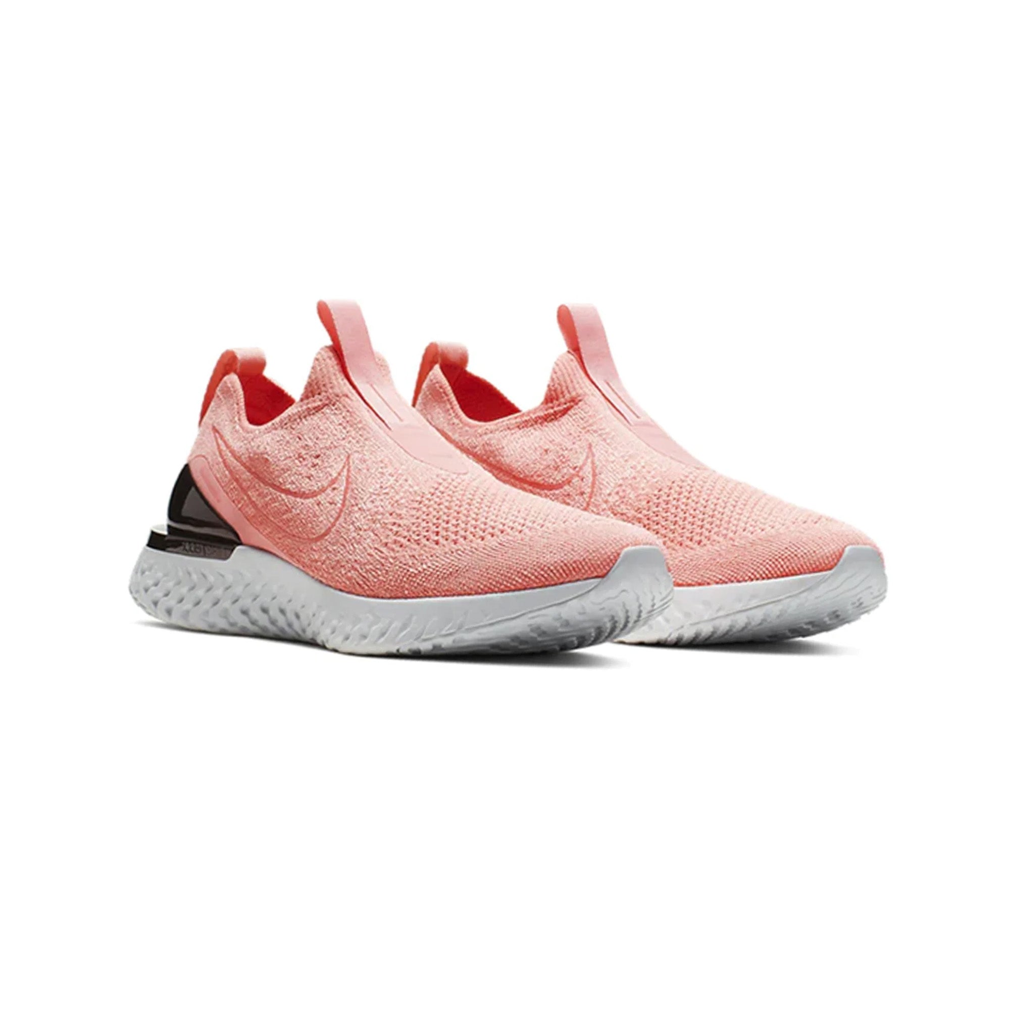 Nike Epic Phantom React Flyknit Running Shoes for Women - Bright Mango Color (2019) | Lightweight Cushioned Sneakers for Jogging, Gym Workouts & Everyday Wear