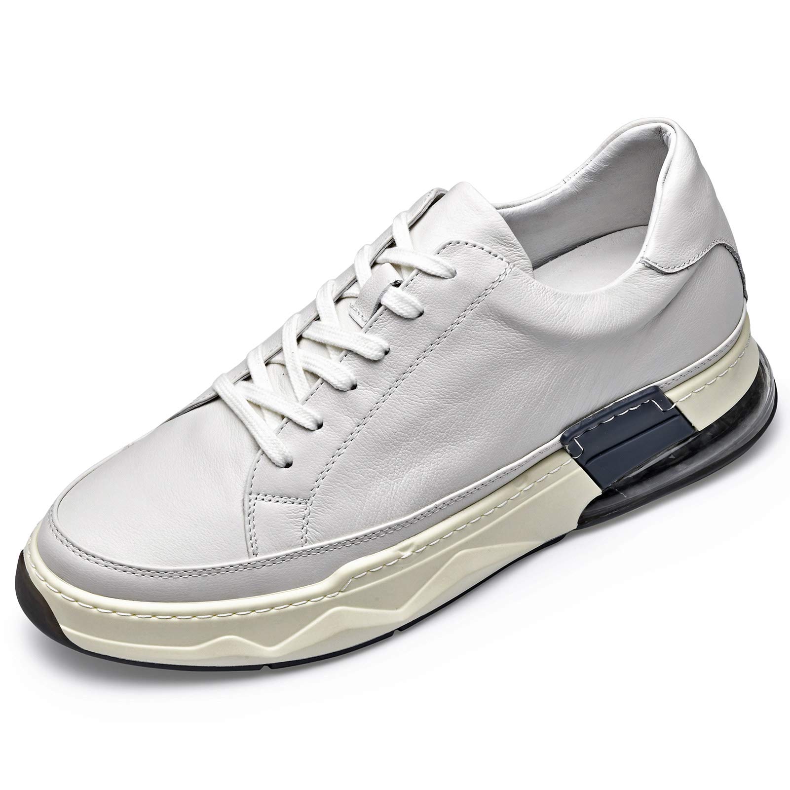 CHAMARIPA Men's Invisible Height Increasing Elevator Shoes - Genuine Leather Casual Dress & Sport Shoes for Everyday Wear | Perfect for Work, Dating & Special Occasions