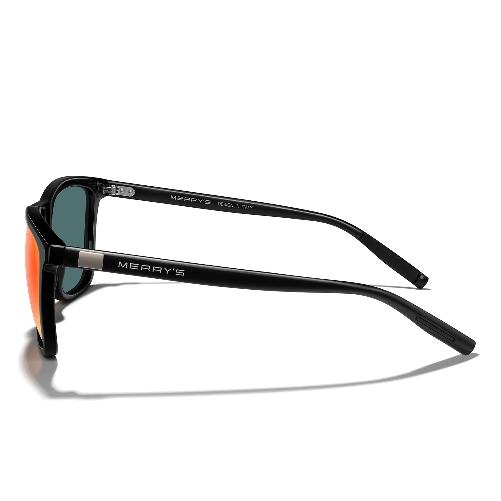 Stylish MERRY'S Unisex Polarized Sunglasses for Women & Men - Classic Retro Designer Frame with Durable Aluminum Legs - Perfect for Driving, Beach & Outdoor Activities