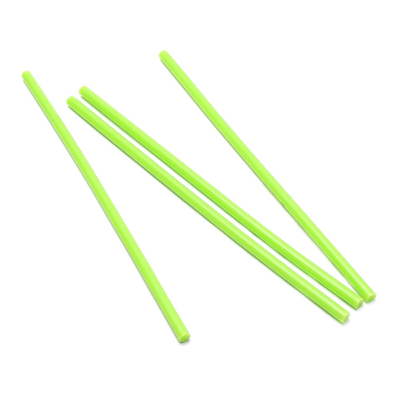Aicosineg 10Pcs Hot Glue Gun Sticks - Bulk Dual Temperature Glue Sticks for Crafting, DIY, Repairs (0.28x10 Inch, Light Green) - Perfect for Home Projects, Scrapbooking & School Supplies