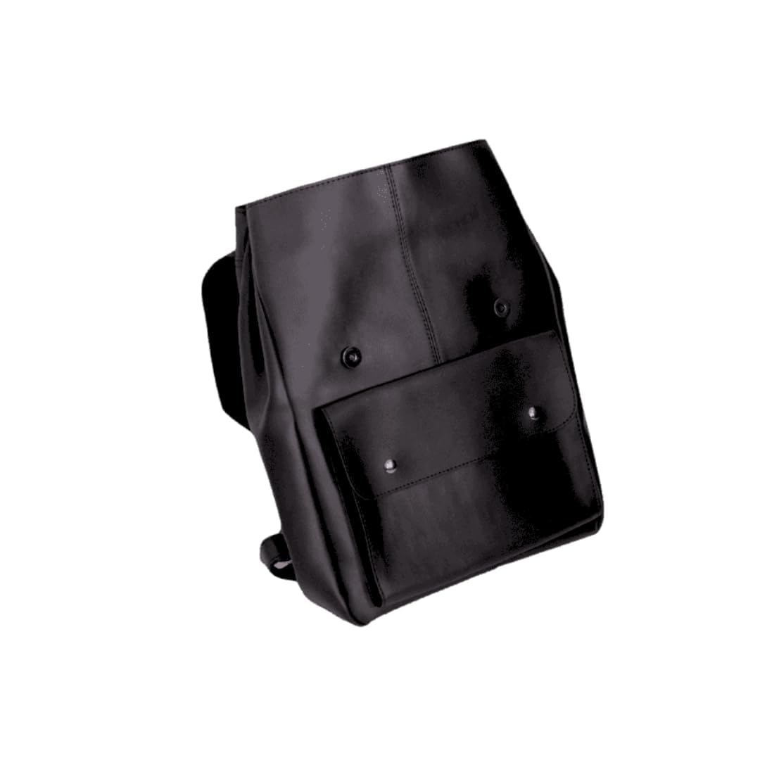 ASPHALT Versatile Leather Backpack for Men & Women - Stylish Crossbody Bag, Mini Backpack, Sling Bag & Travel Rucksack | Water-Resistant Daypack for Work, School, Hiking & Outdoor Adventures | Perfect Commuter & Stadium-Approved Backpack