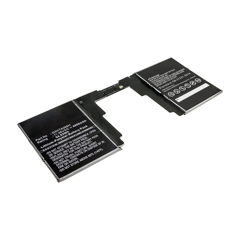 Synergy Digital Tablet Battery - 11.36V Li-Polymer 4800mAh Replacement for G3HTA065H Tablet | Long-Lasting Power for Work, Study & Entertainment