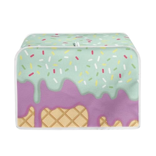 ice cream green purple