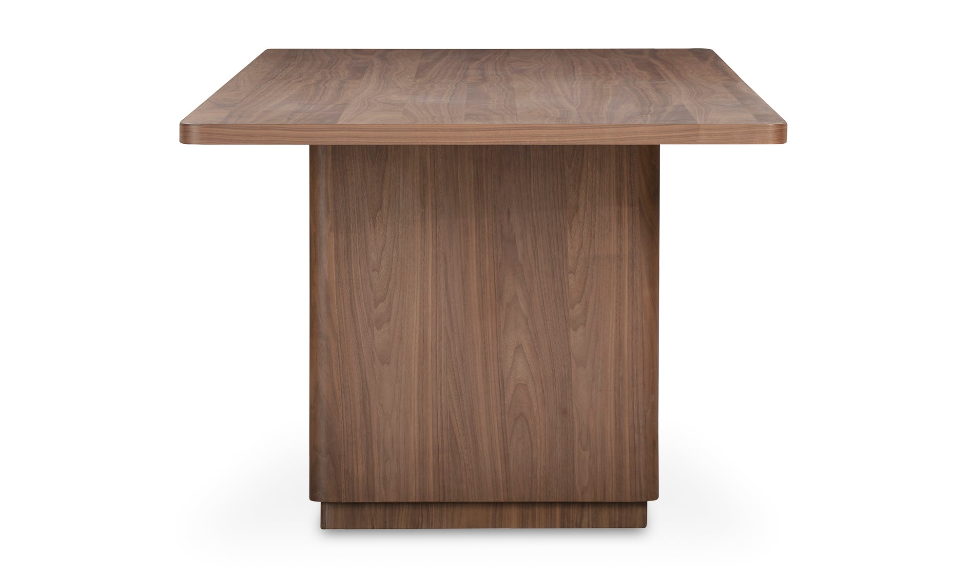 Round Walnut Dining Table - Small Modern Wooden Table for Kitchen, Breakfast Nook & Small Spaces | Perfect for Apartments & Cozy Homes