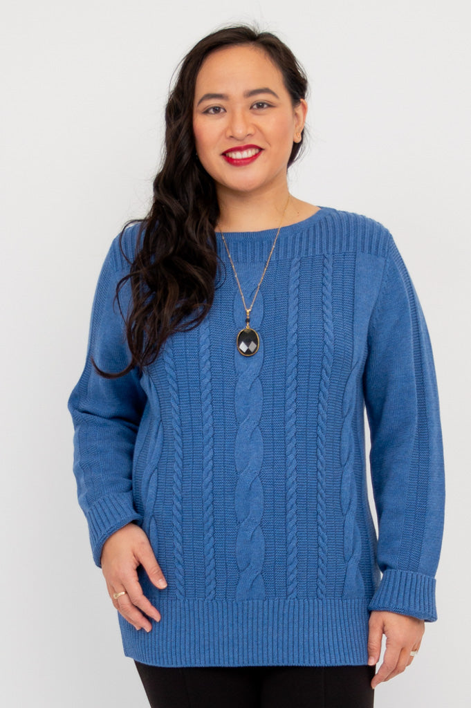 Cora Sweater for Women - Soft Cotton Knit Pullover | Claira Style | Perfect for Casual Wear & Layering