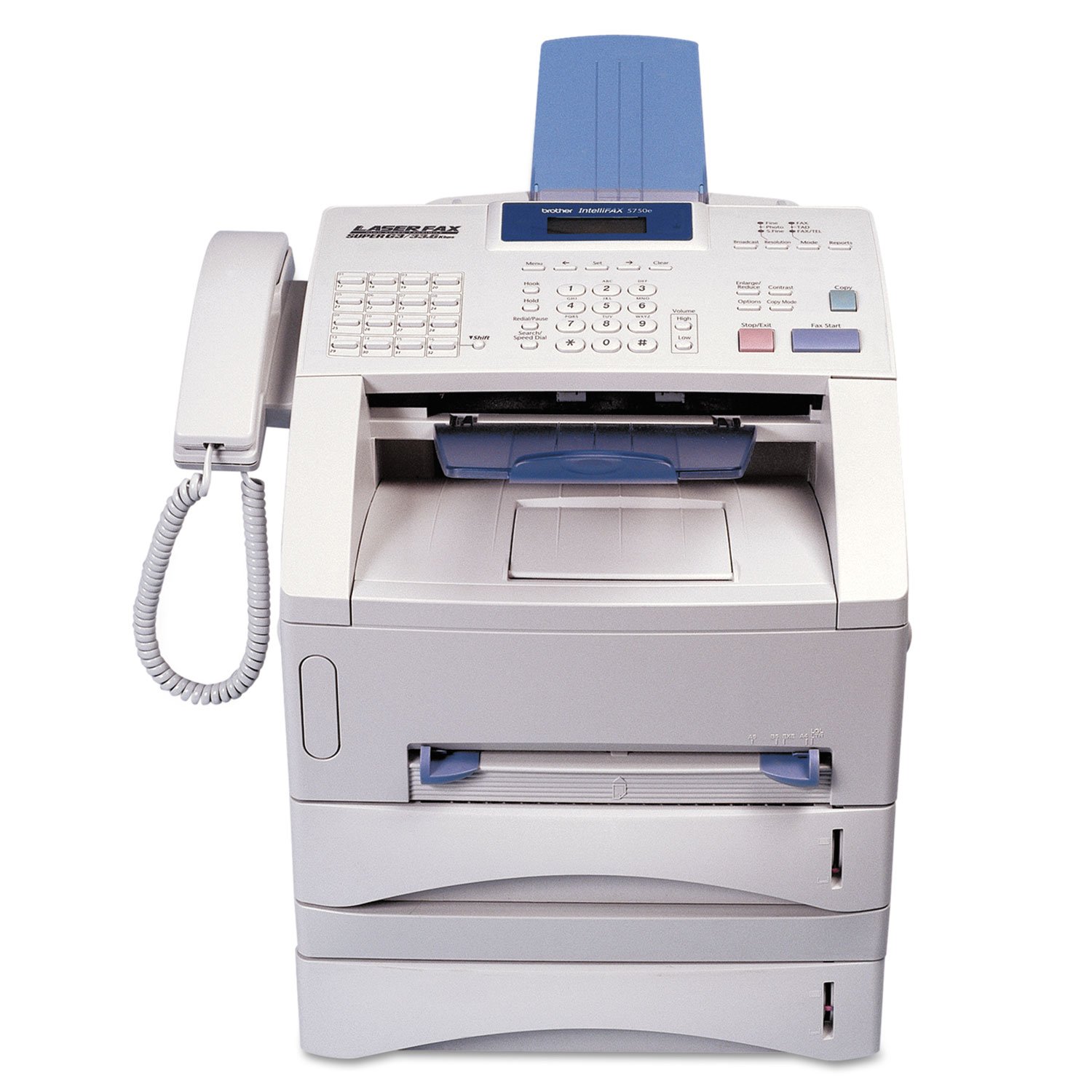 Brother PPF-5750e IntelliFax Mono Laser Multifunction Printer - High-Speed Fax, Copy, Scan & Print for Home Office & Small Business Productivity
