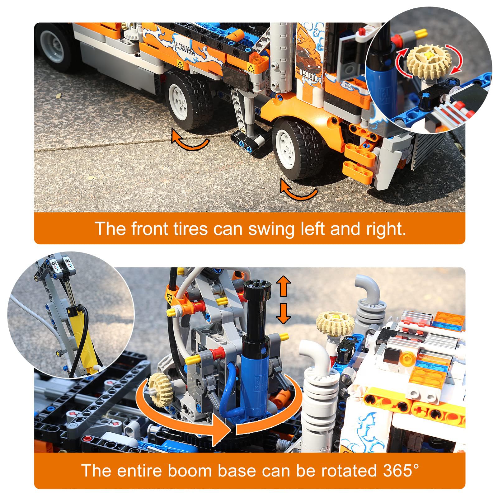 Mould King 2098Pcs Concrete Pump Truck Building Set - STEM Construction Toy for Kids Ages 8-12, Educational Engineering Model Kit for Boys & Girls | Perfect for Birthday Gifts & Creative Playtime