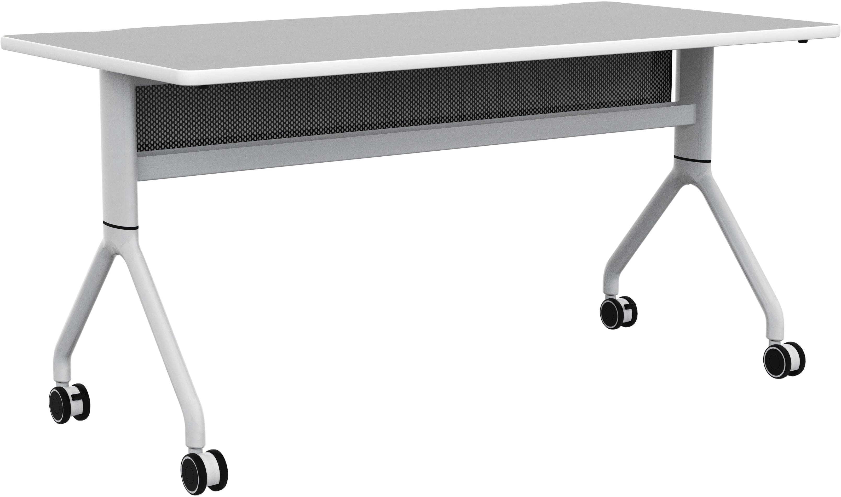 Safco Rumba 60 x 30 Inch Flip Nesting Table - Space-Saving Office & Home Furniture for Small Spaces, Meetings & Multi-Purpose Use [RBA6030FL]