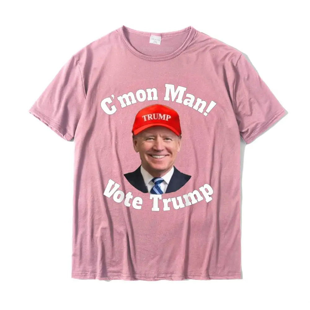 Trump vs Biden Election 2024 Halloween T-Shirt - Patriotic Political Graphic Tee for Men - 100% Cotton Customizable Top - Great for Halloween Costumes & Election Parties