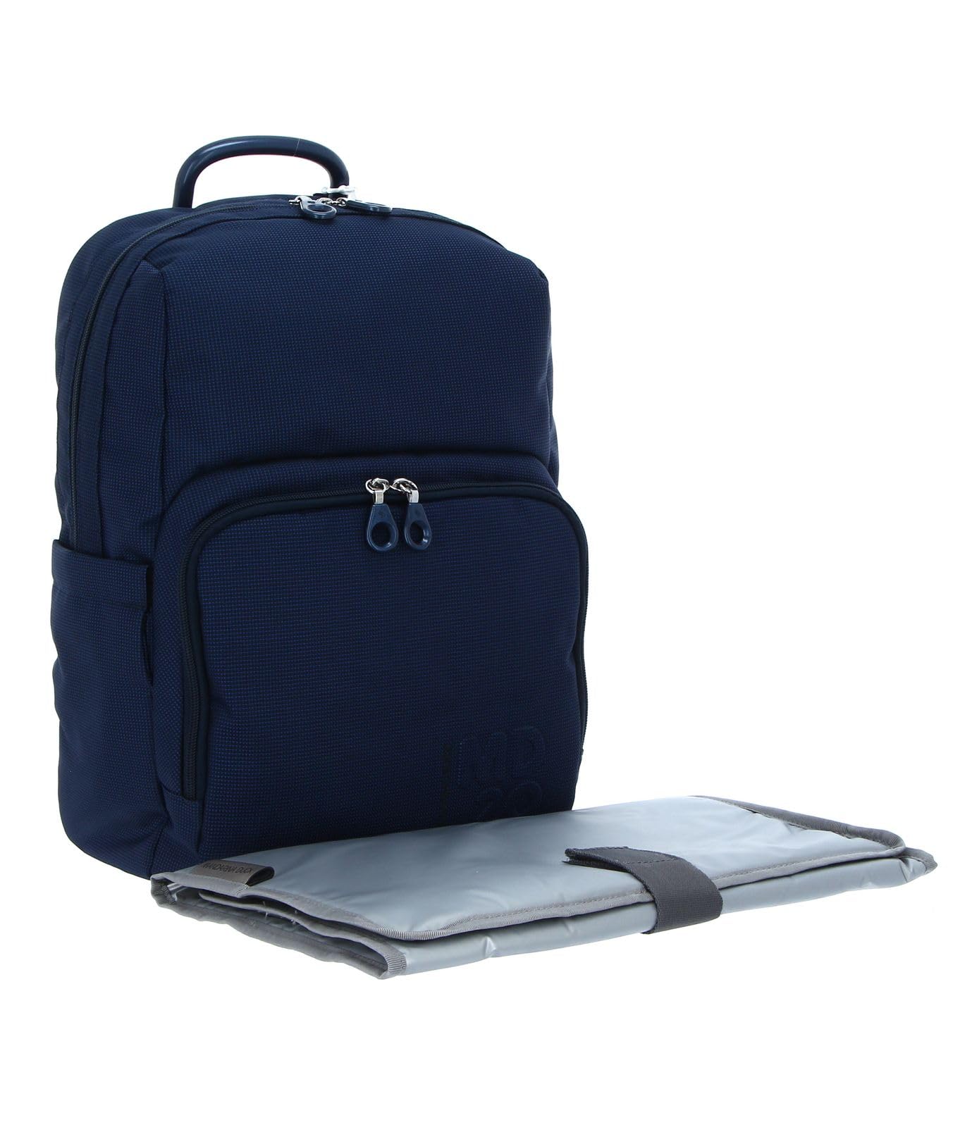 Mandarina Duck Women's Backpack Daypack - Stylish Dress Blue MD20 Mommy Bag for Work, Travel & Daily Use